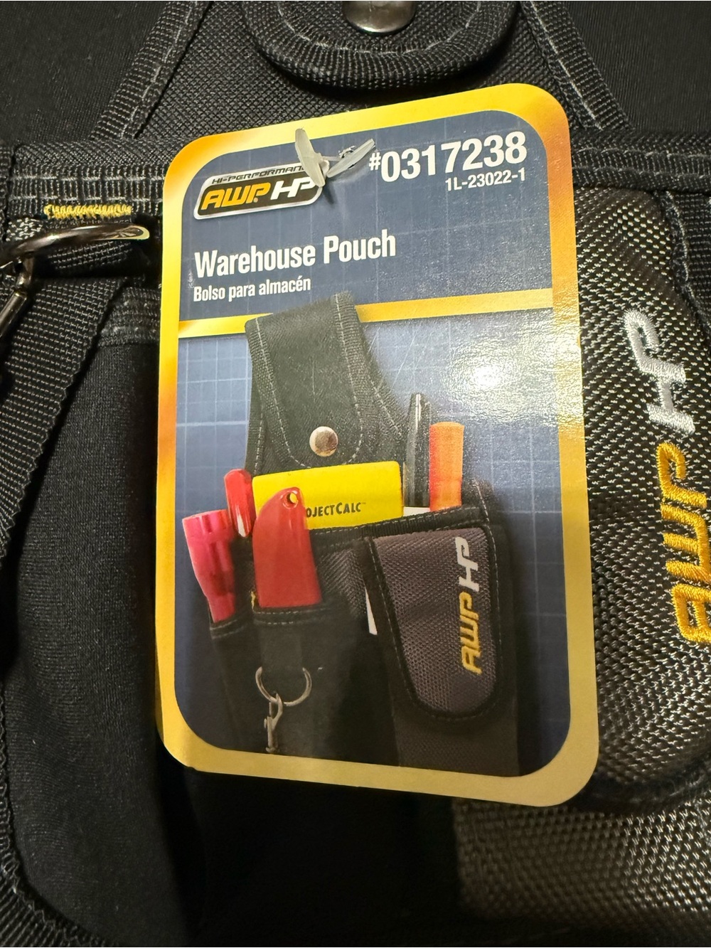 Black Warehouse Pouch - Tool & Phone Accessory